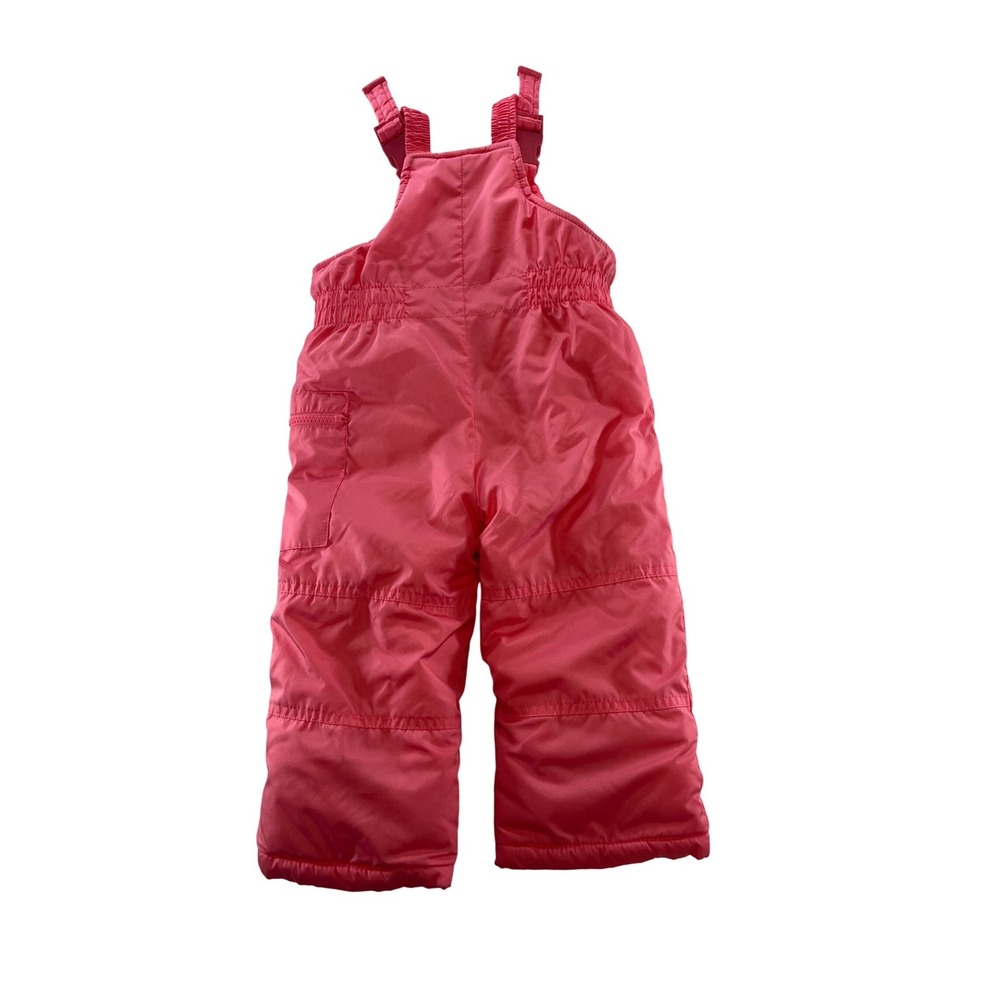 Carters Snowbibs Snow‎ Pants Overalls Pink Size 24 Months